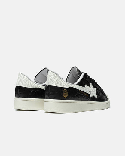 Bape x Adidas Superstar x Atmos Black White