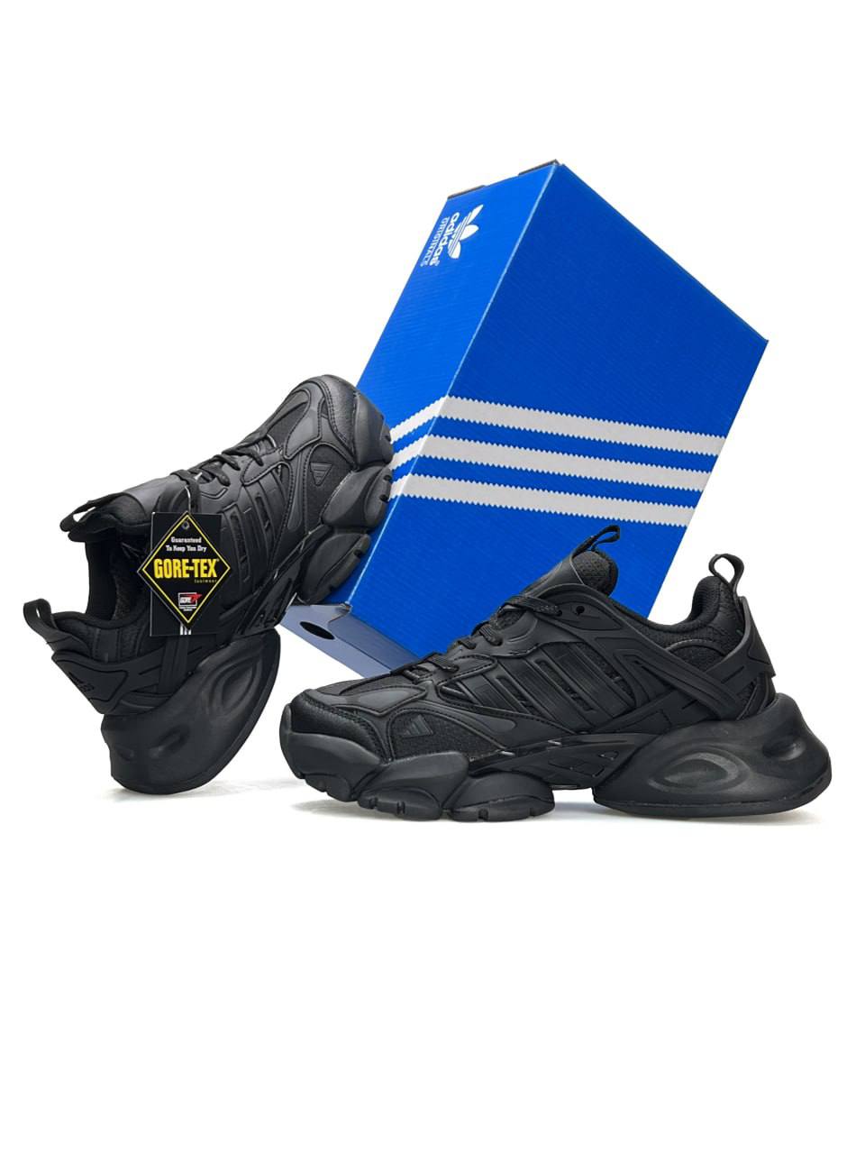 Adidas XLG Runner Deluxe GTX (Gore-Tex) All Black