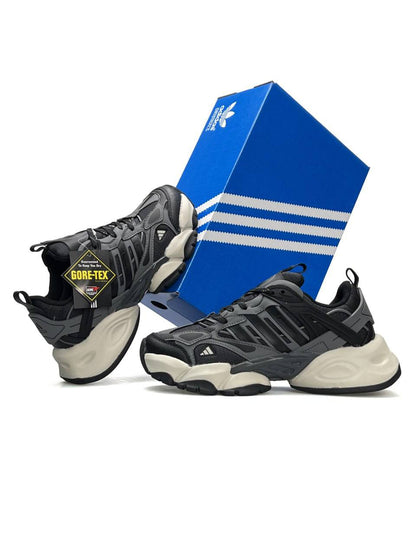 Adidas XLG Runner Deluxe GTX (Gore-Tex) Grey Black Beige