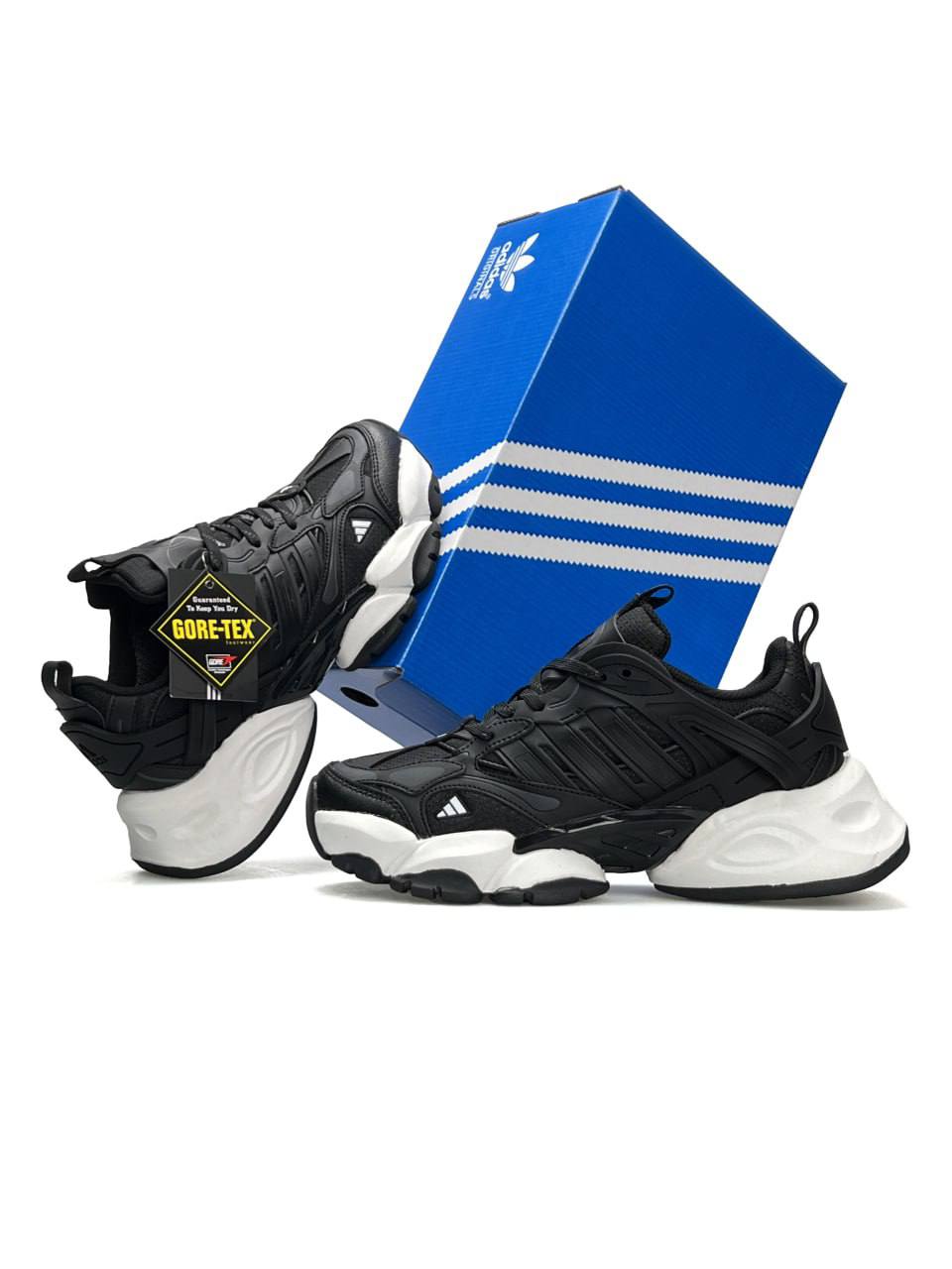 Adidas XLG Runner Deluxe GTX (Gore-Tex) Black White