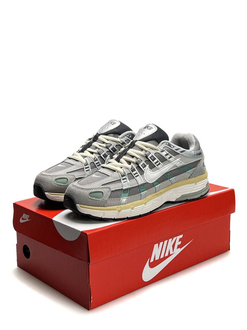 Nike P-6000 GTX (Gore-Tex) Grey White Mint