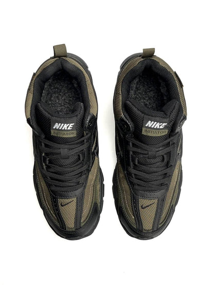 Nike Initiator High Fur Khaki Black