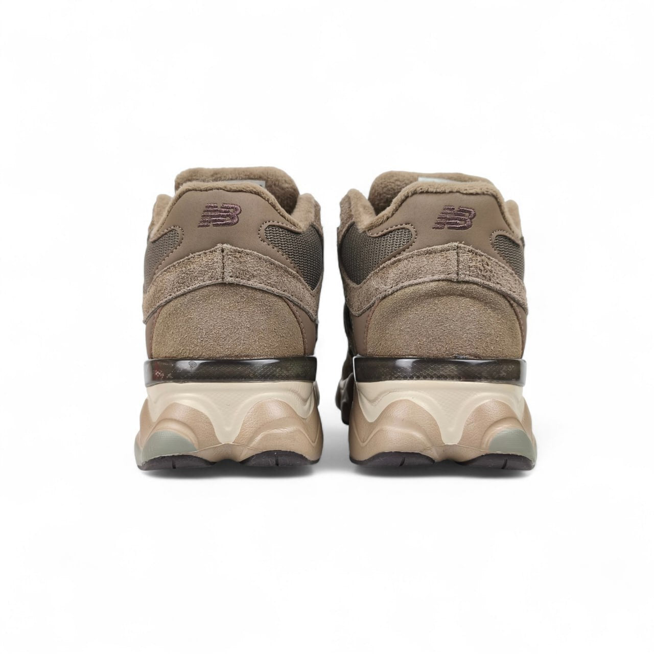New Balance 9060 Mid Fur Mushroom Brown