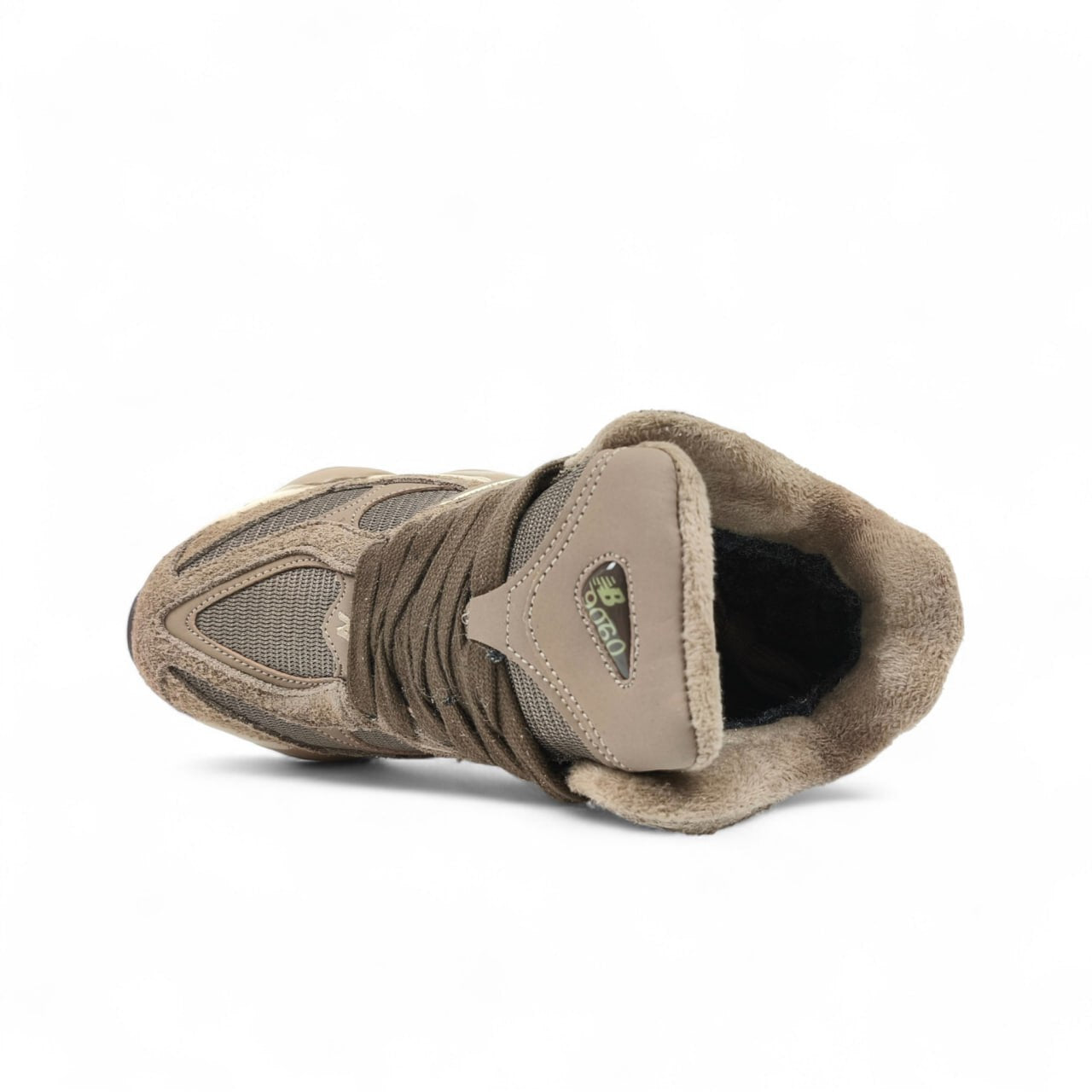 New Balance 9060 Mid Fur Mushroom Brown