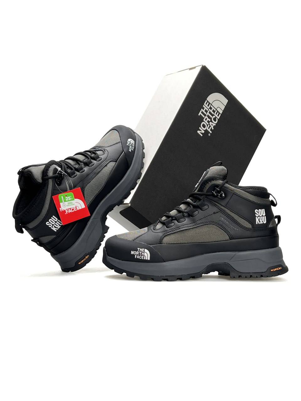 The North Face x SOUKUU Glenclyffe Fur Grey Black – cro.ua