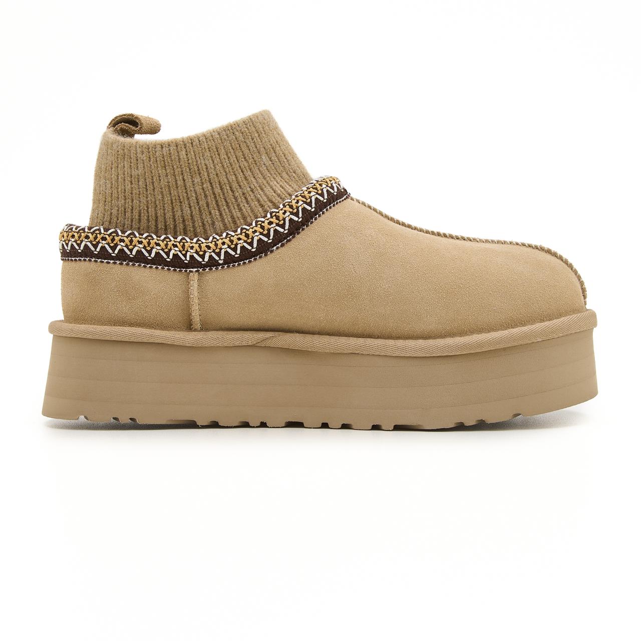 Ugg Tasman Platform Sock Beige Brown