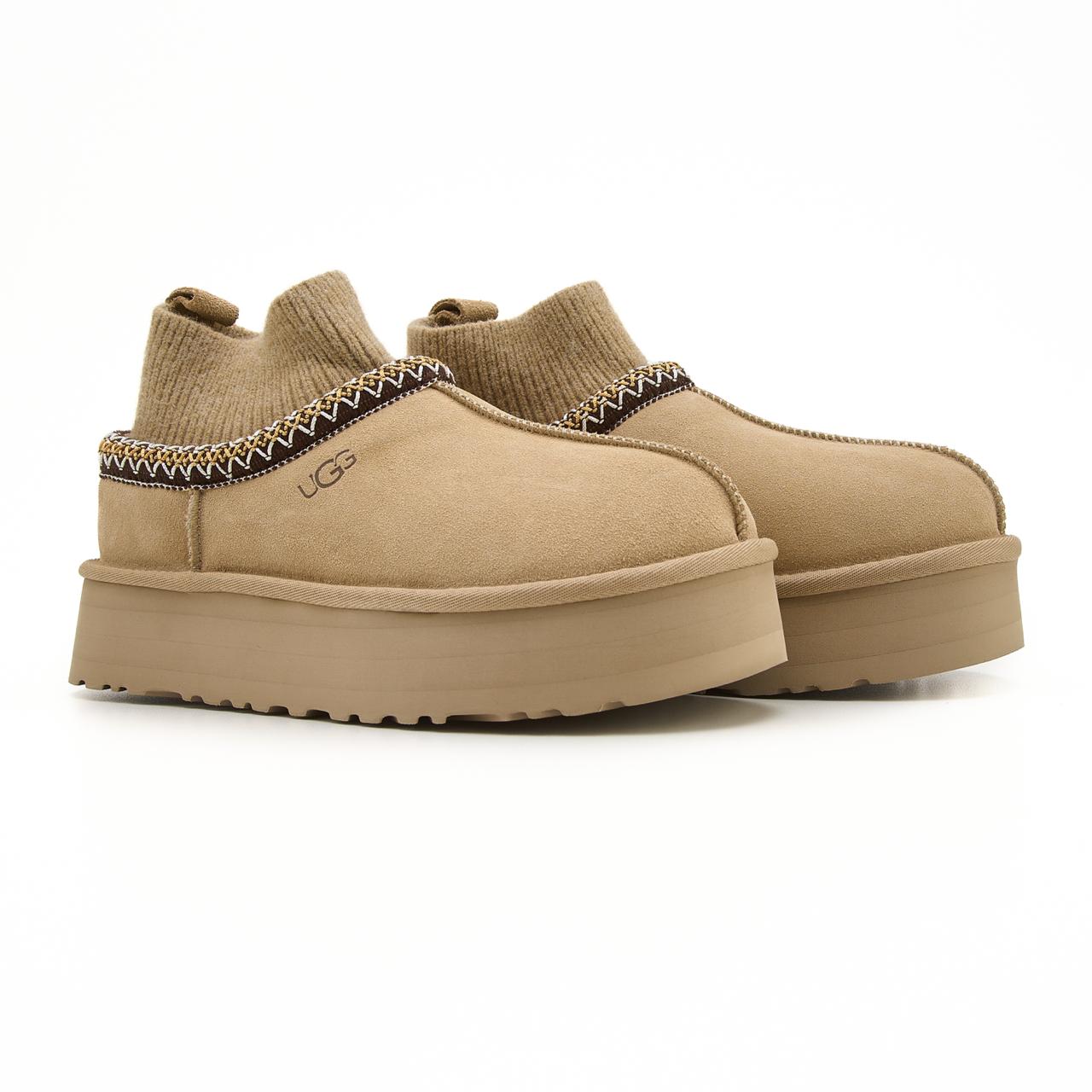 Ugg Tasman Platform Sock Beige Brown