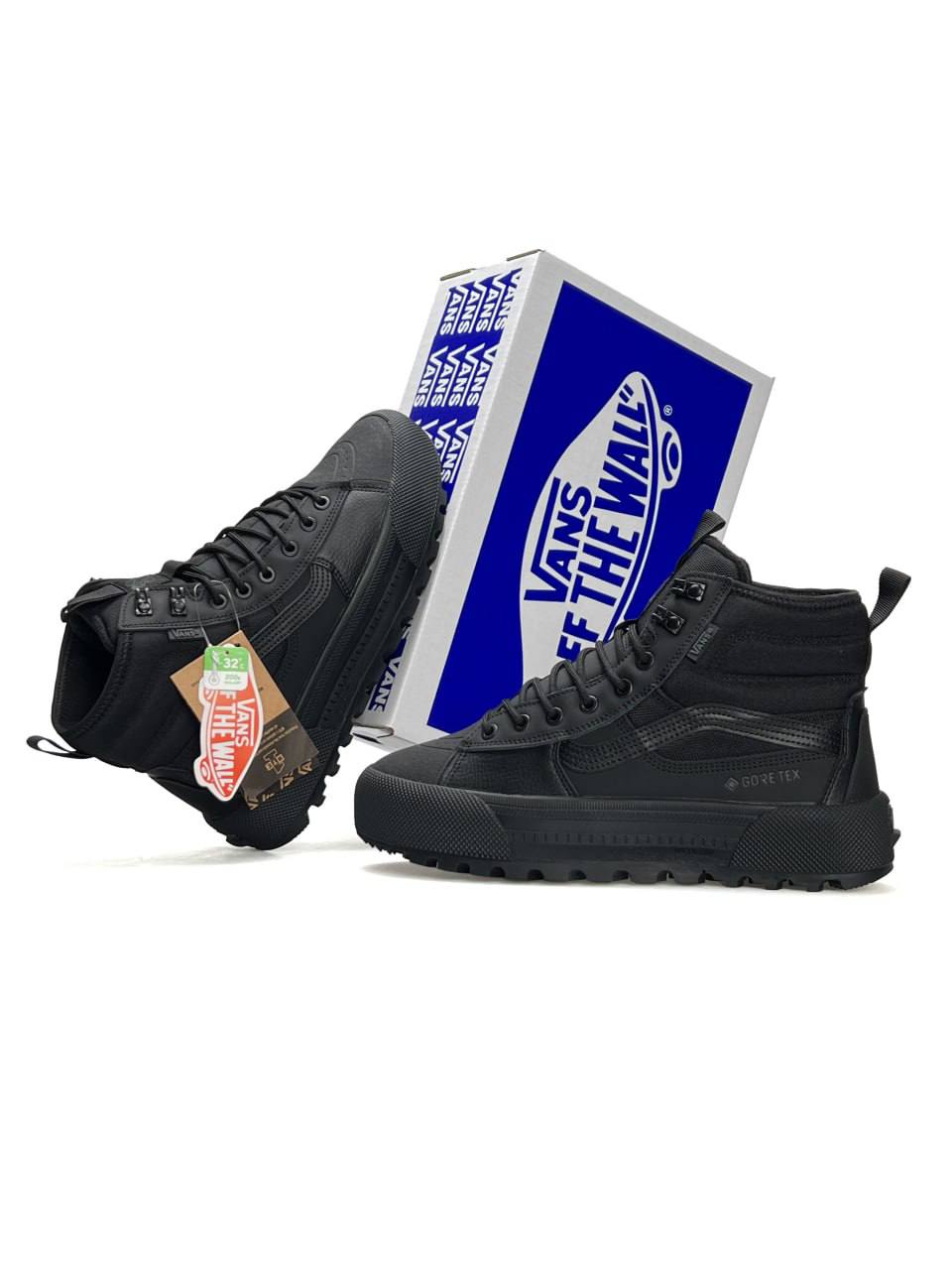 Vans Old Skool MTE-1 HI / Sk8-Hi MTE-3 Fur All Black