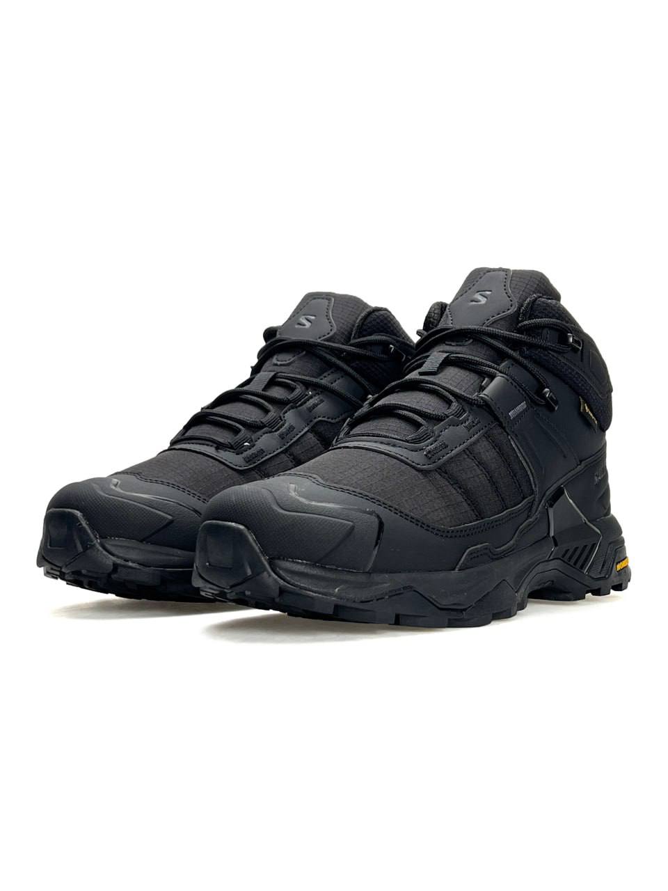 Salomon X Ultra 4 Mid Fur All Black
