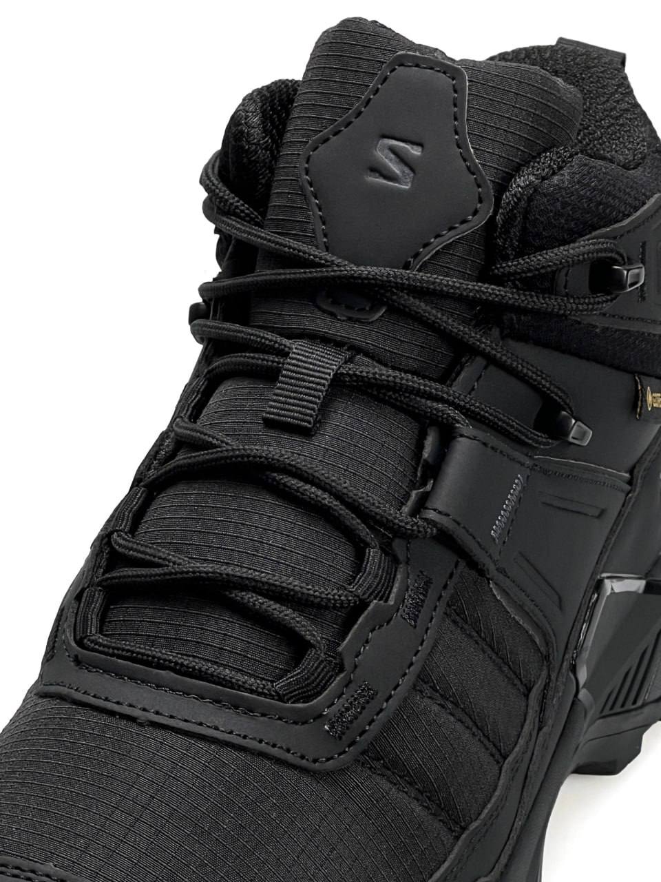 Salomon X Ultra 4 Mid Fur All Black