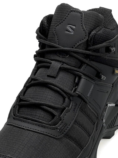 Salomon X Ultra 4 Mid Fur All Black