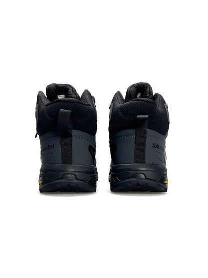 Salomon X Ultra 4 Mid Fur Grey Black