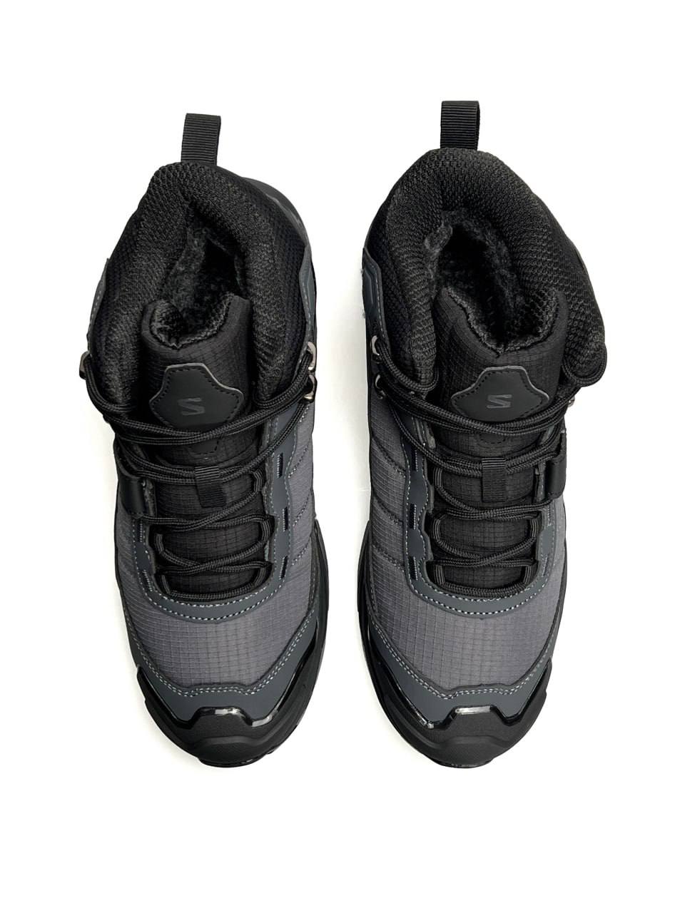 Salomon X Ultra 4 Mid Fur Grey Black