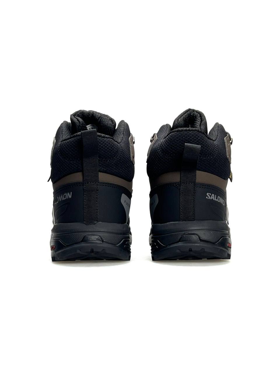 Salomon X Ultra 4 Mid Fur Black Brown