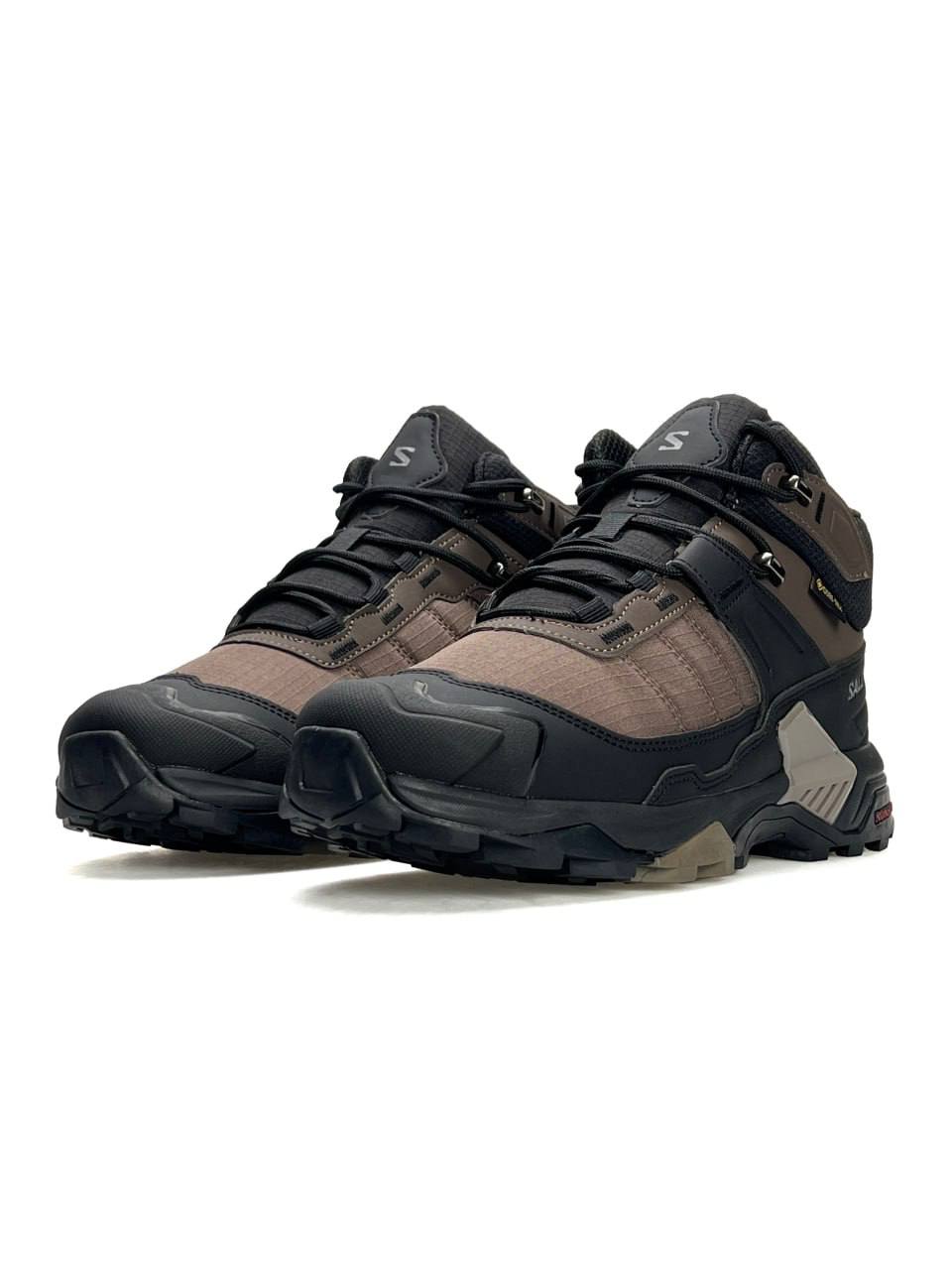 Salomon X Ultra 4 Mid Fur Black Brown