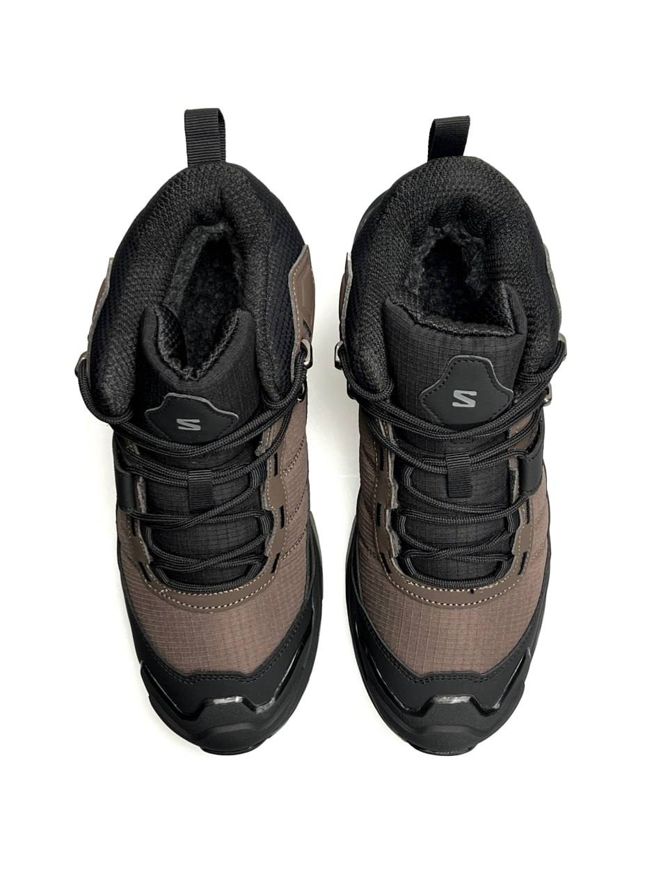 Salomon X Ultra 4 Mid Fur Black Brown