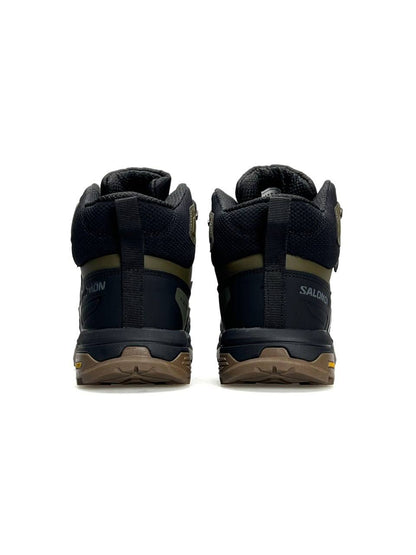 Salomon X Ultra 4 Mid Fur Khaki Black