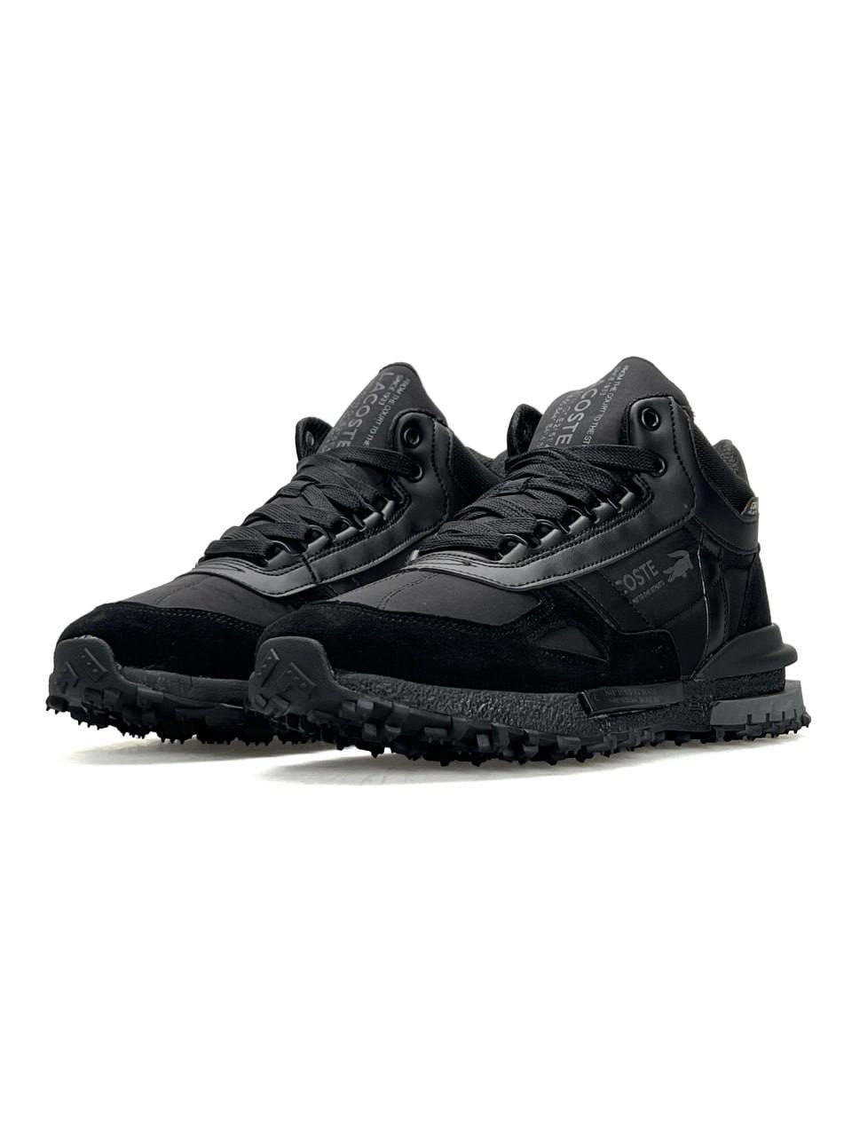 Lacoste Elite Active High Fur All Black
