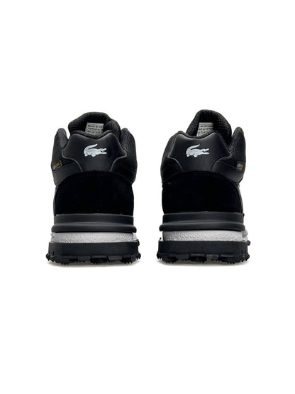 Lacoste Elite Active High Fur Black White