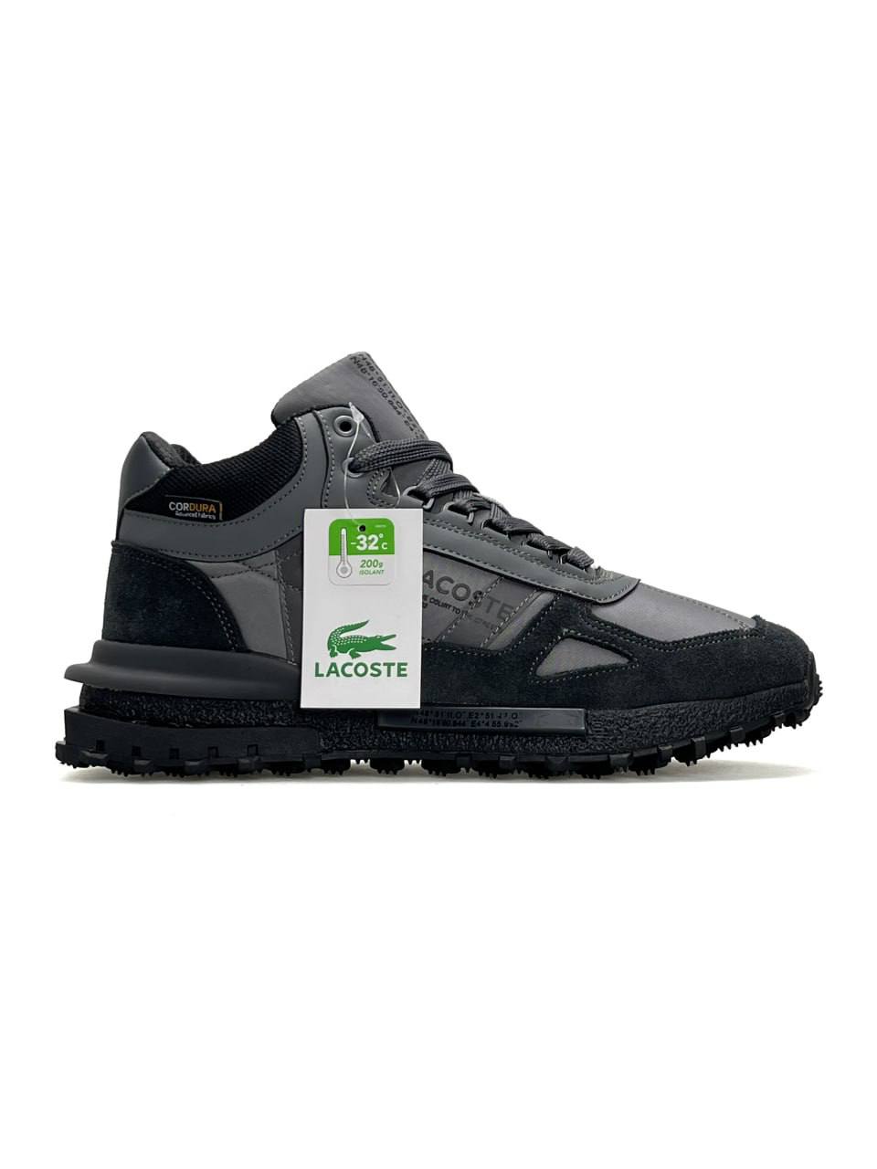 Lacoste Elite Active High Fur Grey