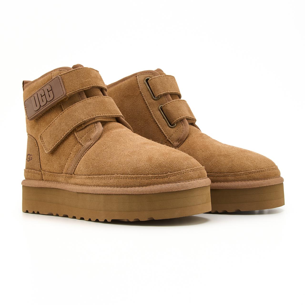 UGG Neumel Platform Camel / Velcro Chestnut