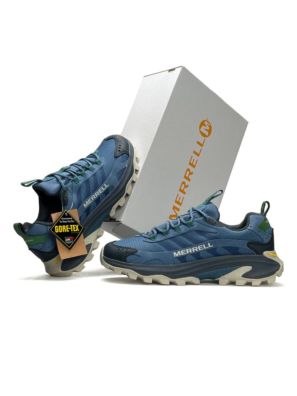 Merrell Moab Speed 2 GTX (Gore-Tex) Navy Grey Beige