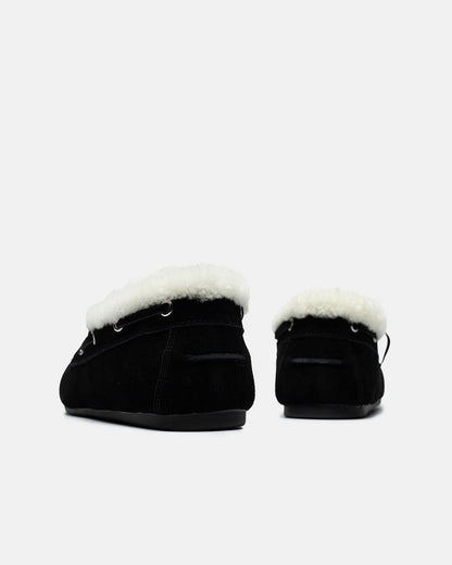 Miu Miu Loafers Winter Black