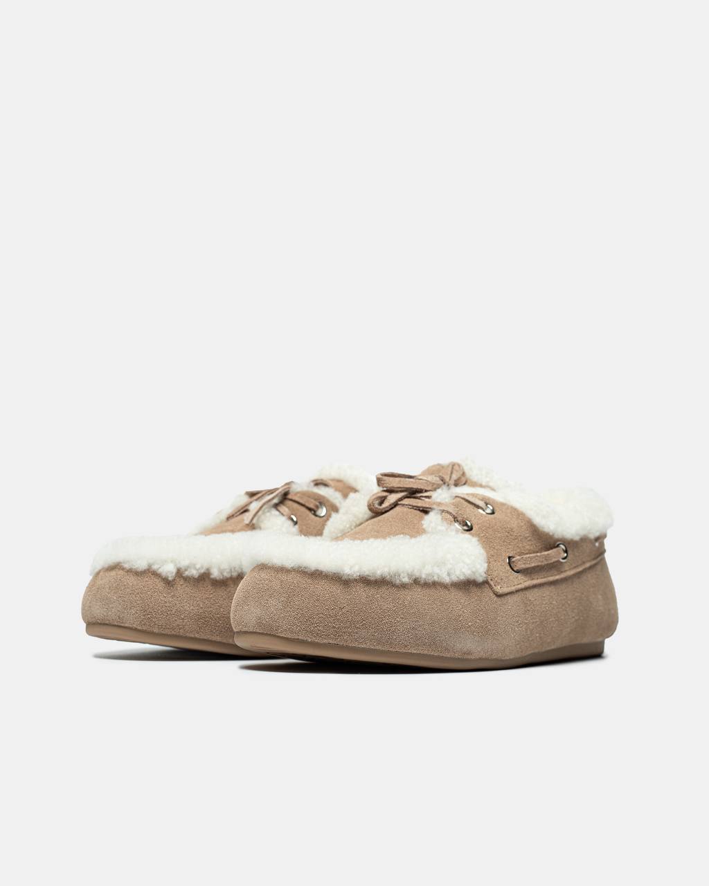 Miu Miu Loafers Winter Beige