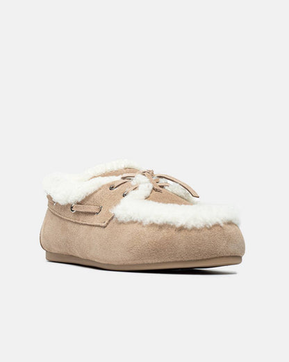 Miu Miu Loafers Winter Beige