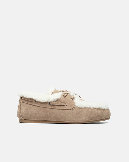 Miu Miu Loafers Winter Beige