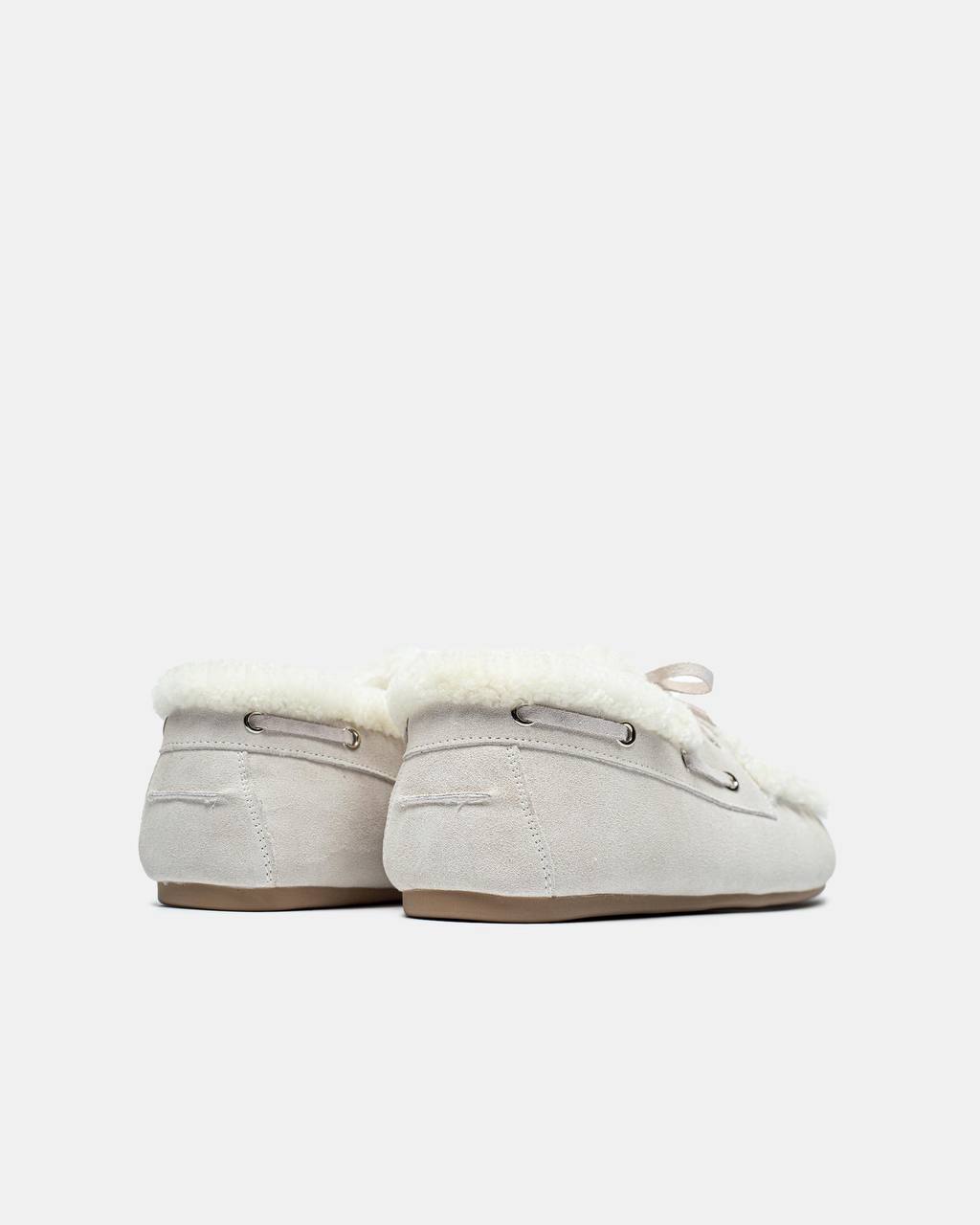 Miu Miu Loafers Winter Light Grey