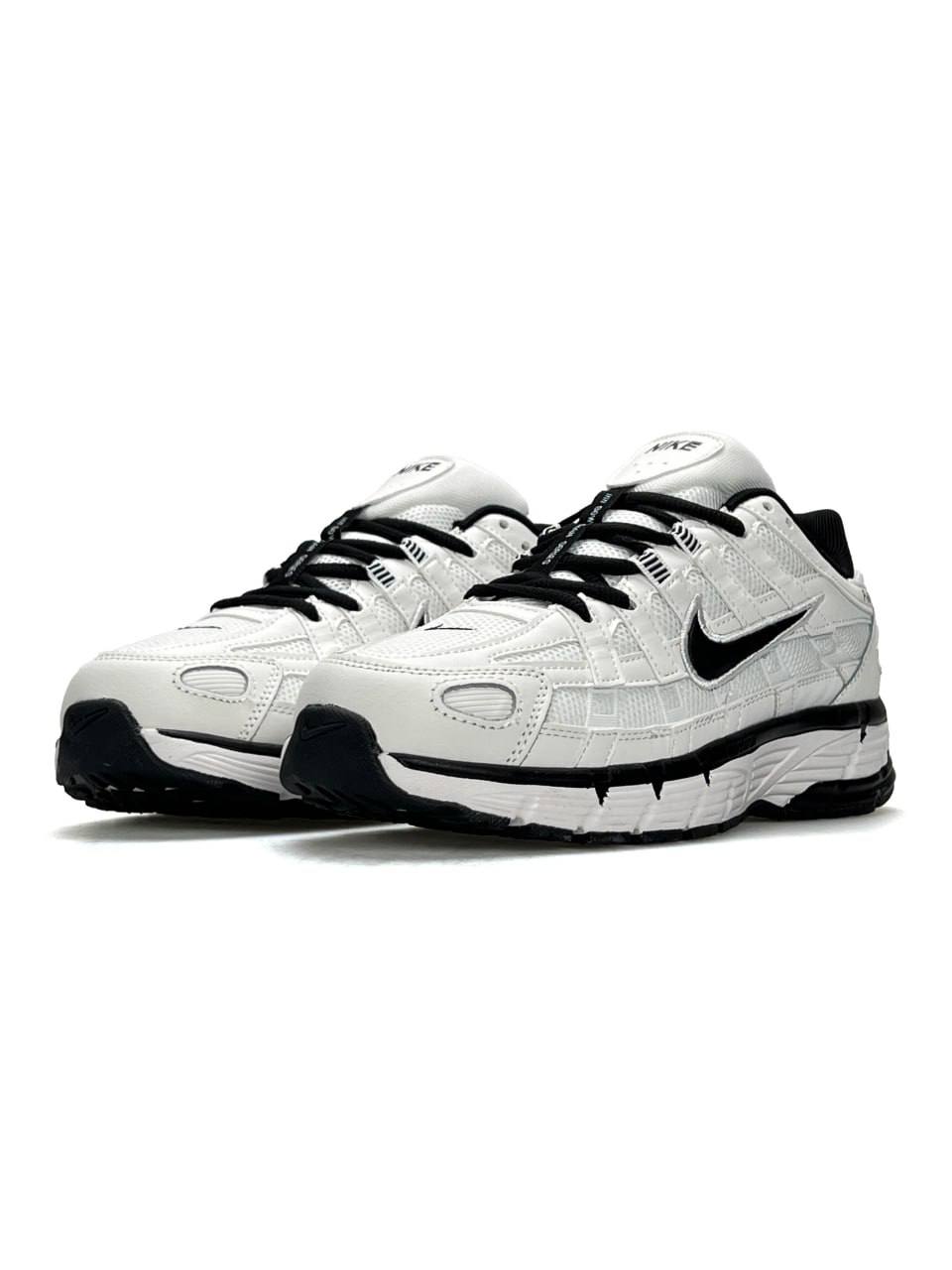 Nike P-6000 White Black Logo