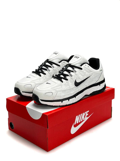Nike P-6000 White Black Logo