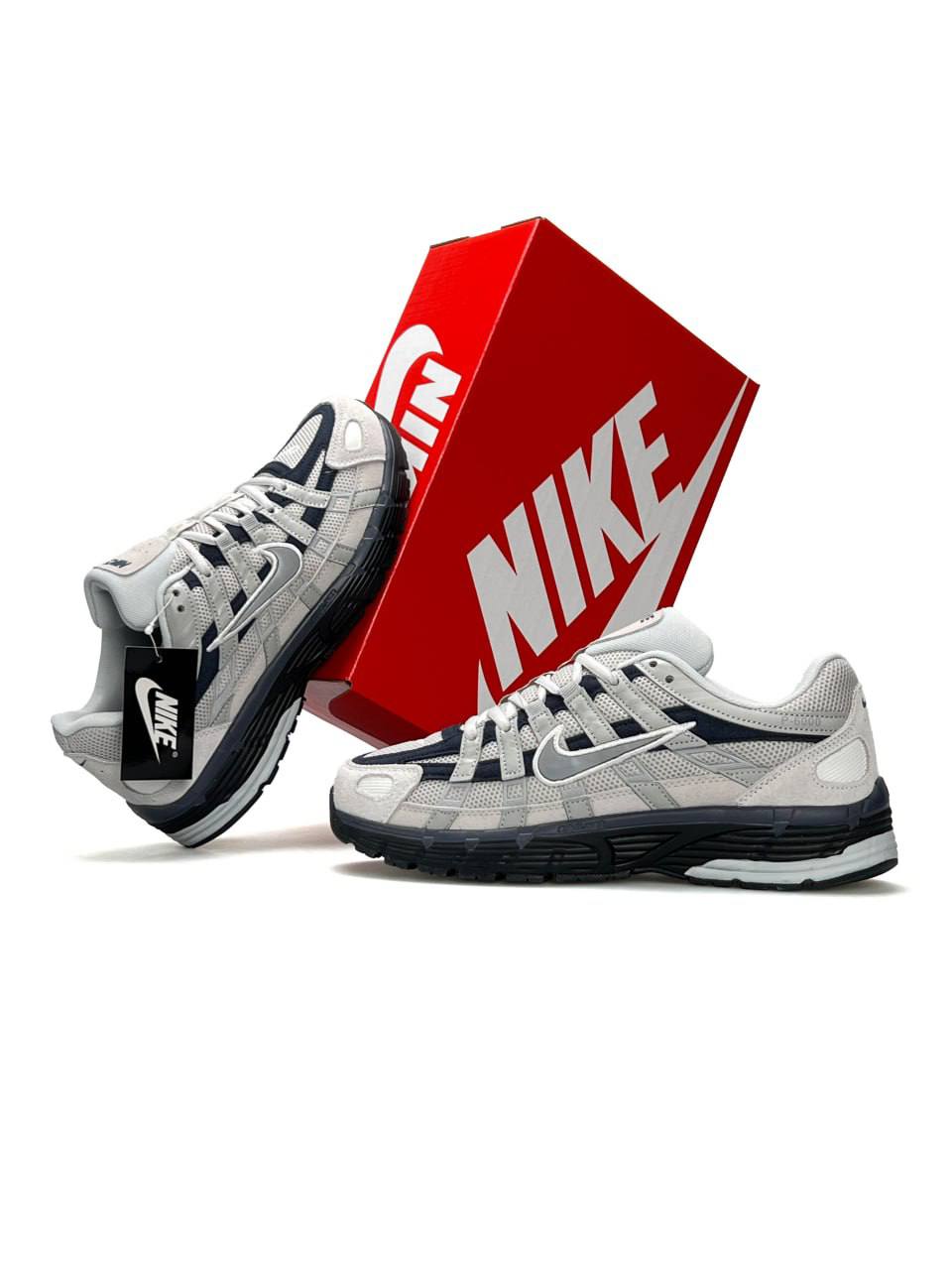 Nike P-6000 Light Grey Navy / Photon Dust Anthracite