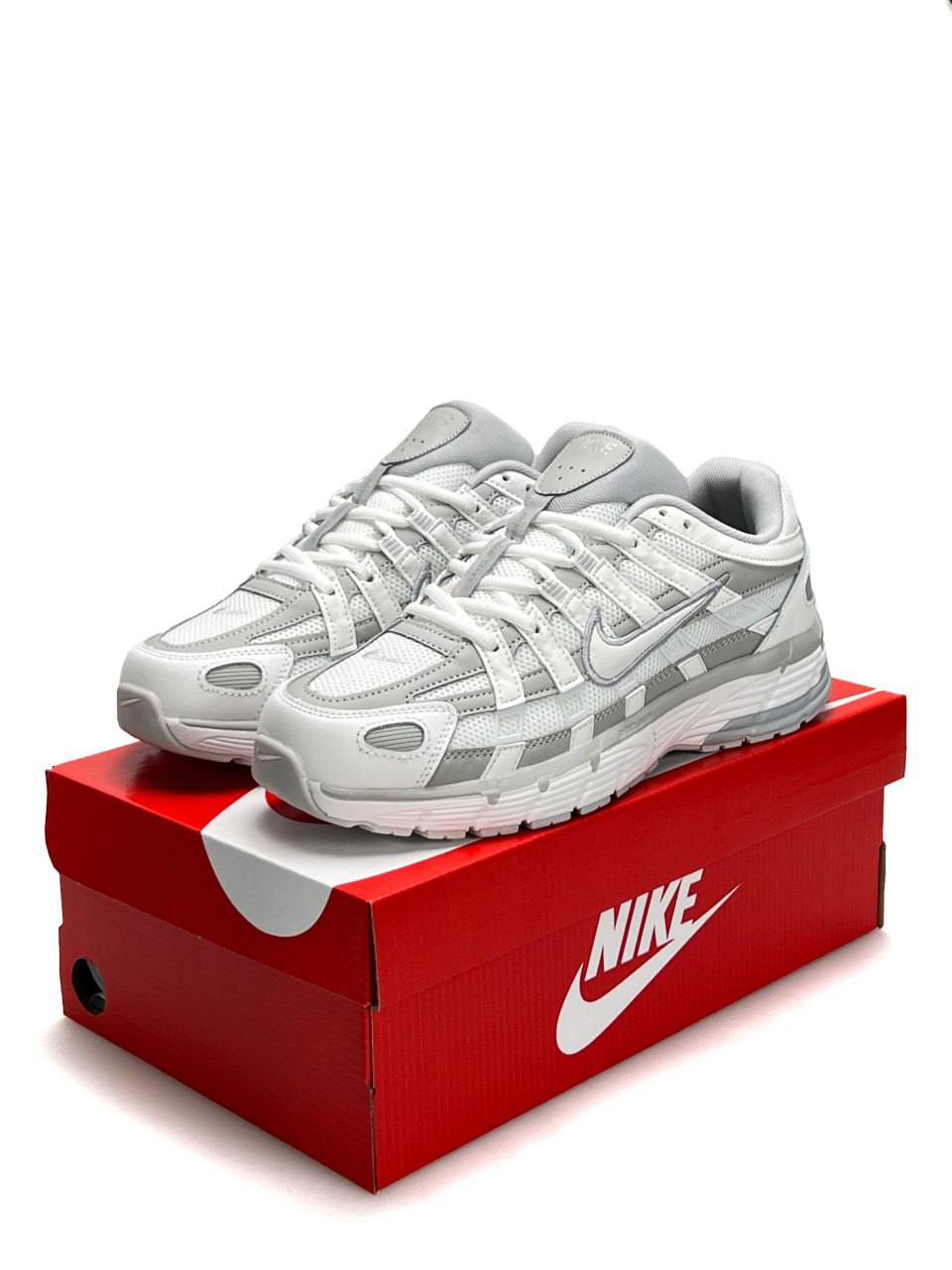 Nike P-6000 White Grey