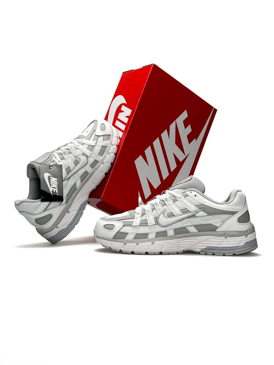 Nike P-6000 White Grey
