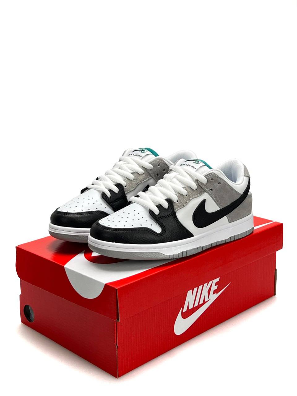 Nike SB Dunk Low Pro White Grey Black