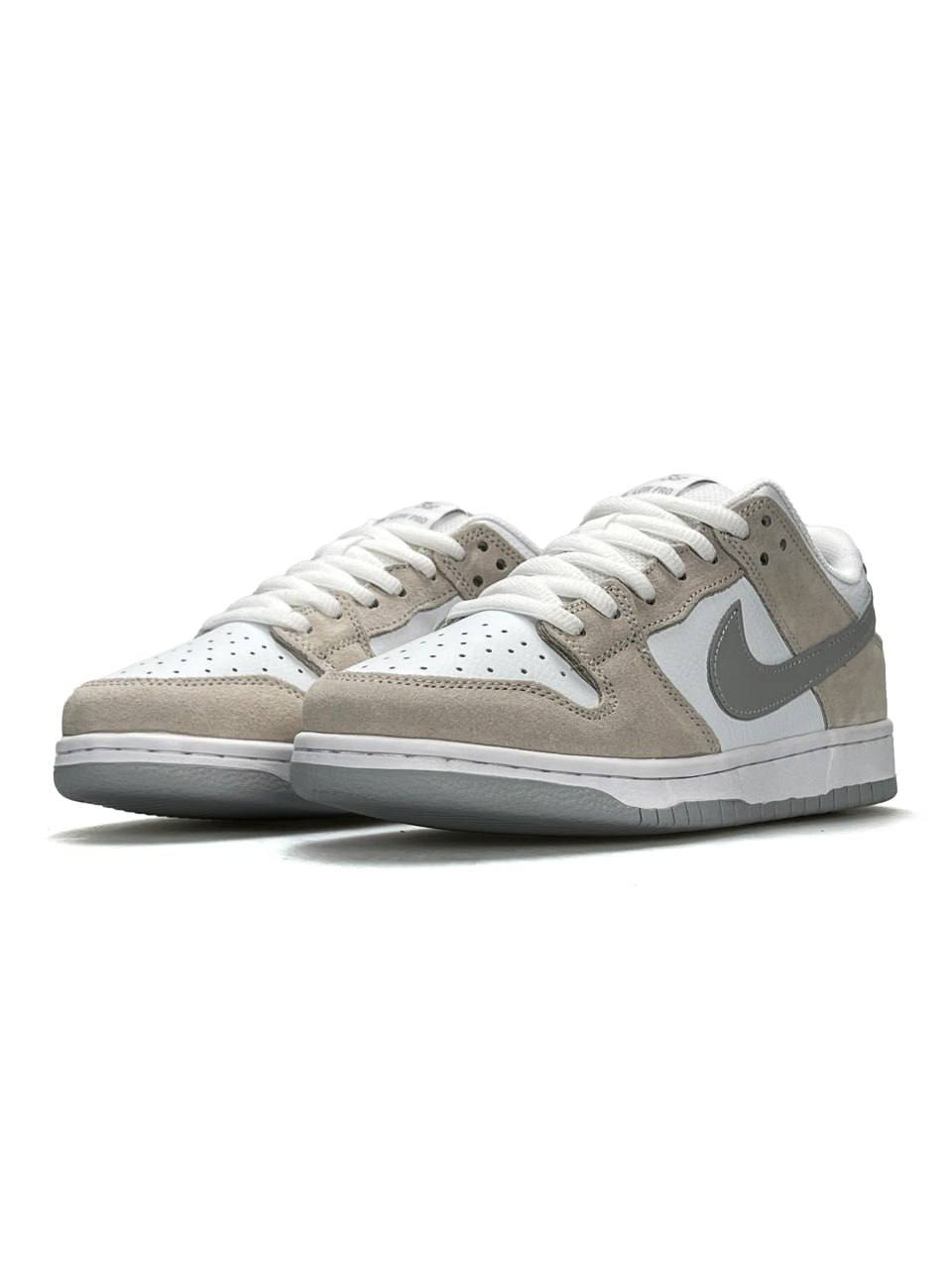 Nike SB Dunk Low Pro Beige White Grey