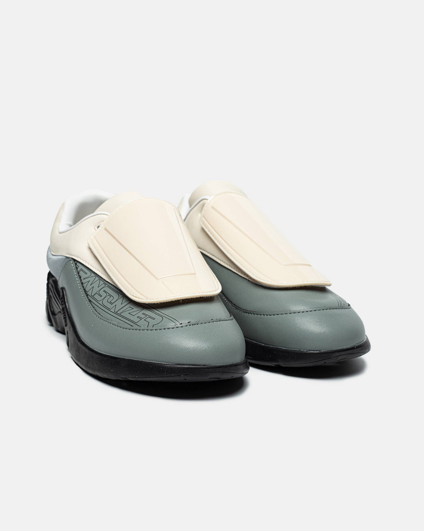 Adidas x Raf Simons Antei Shell and PVC-Trimmed Grey White