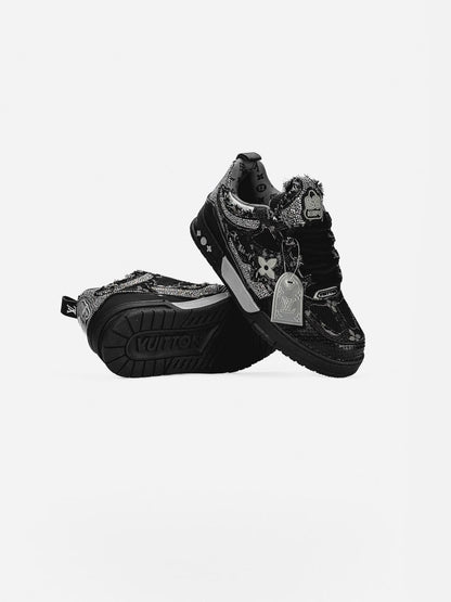 Louis Vuitton Skate Black Swarovski Monogram