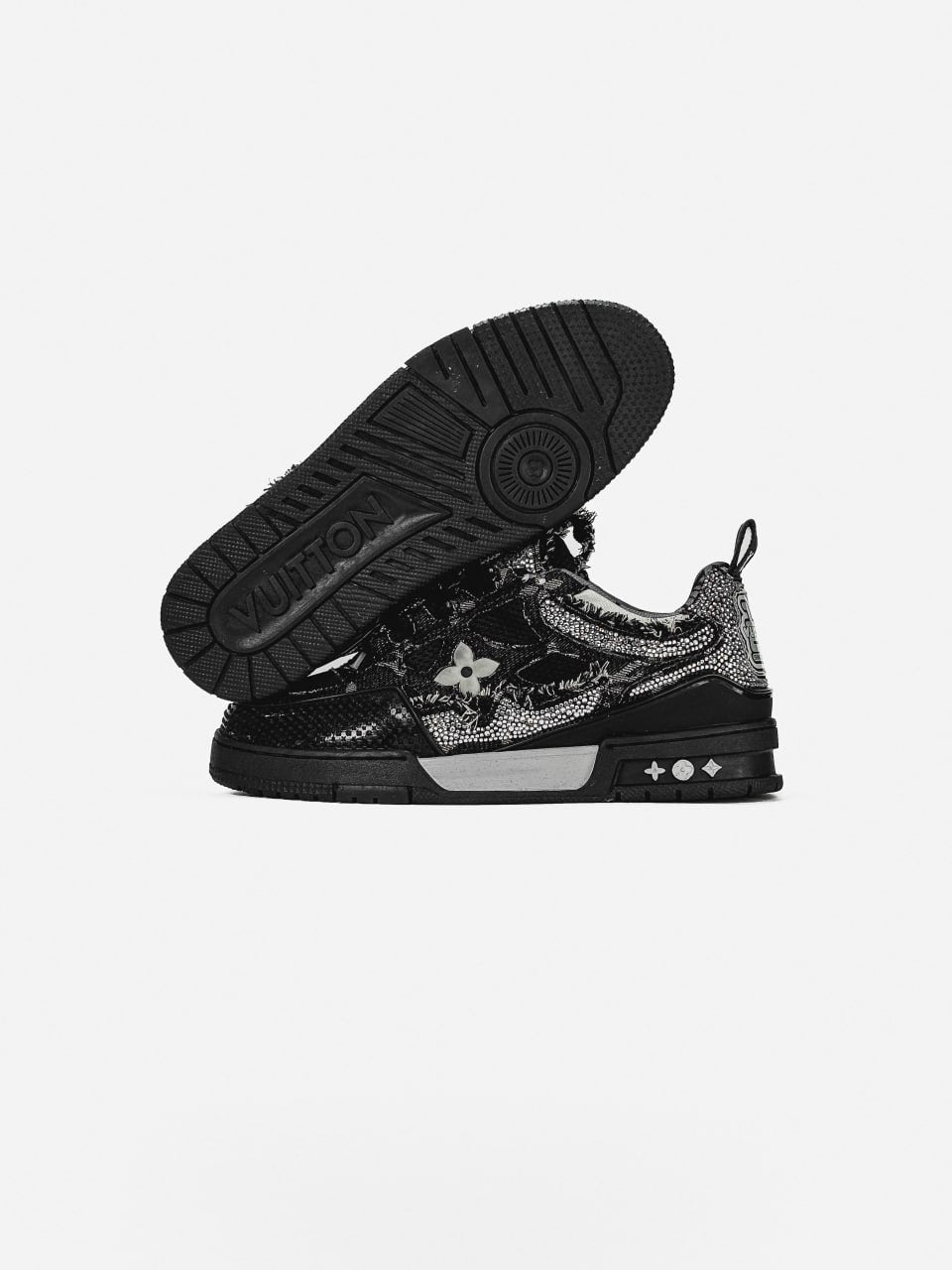 Louis Vuitton Skate Black Swarovski Monogram