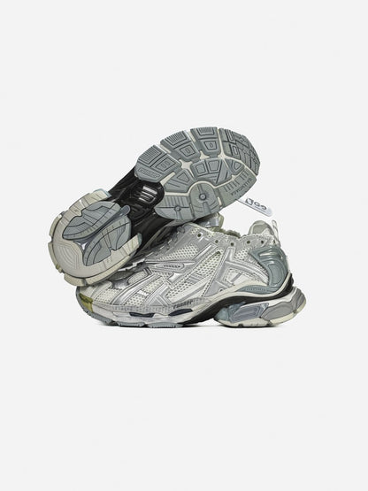 Balenciaga Runner Trainer White Silver