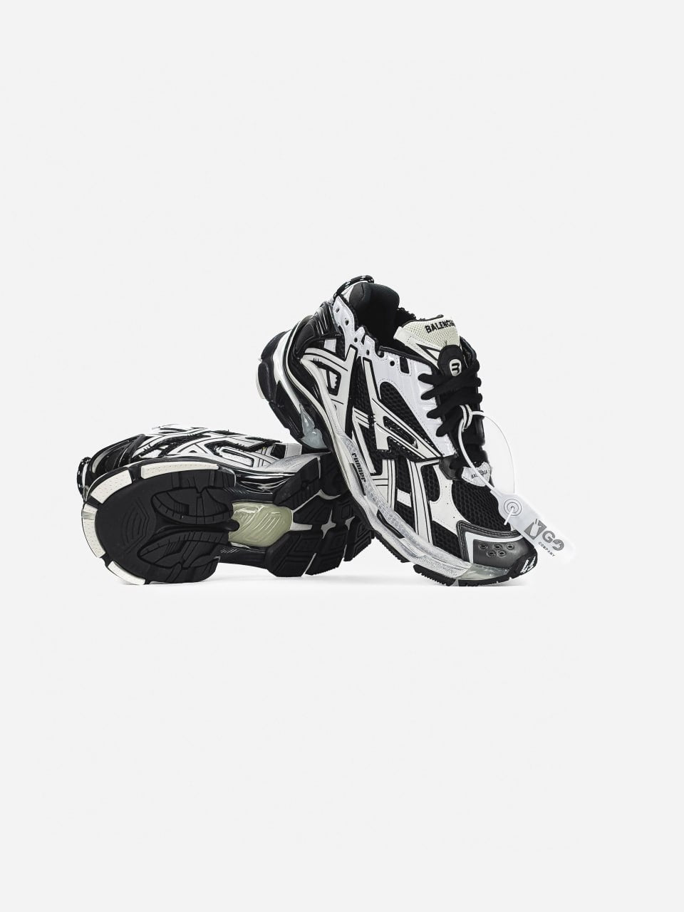 Balenciaga Runner Black White