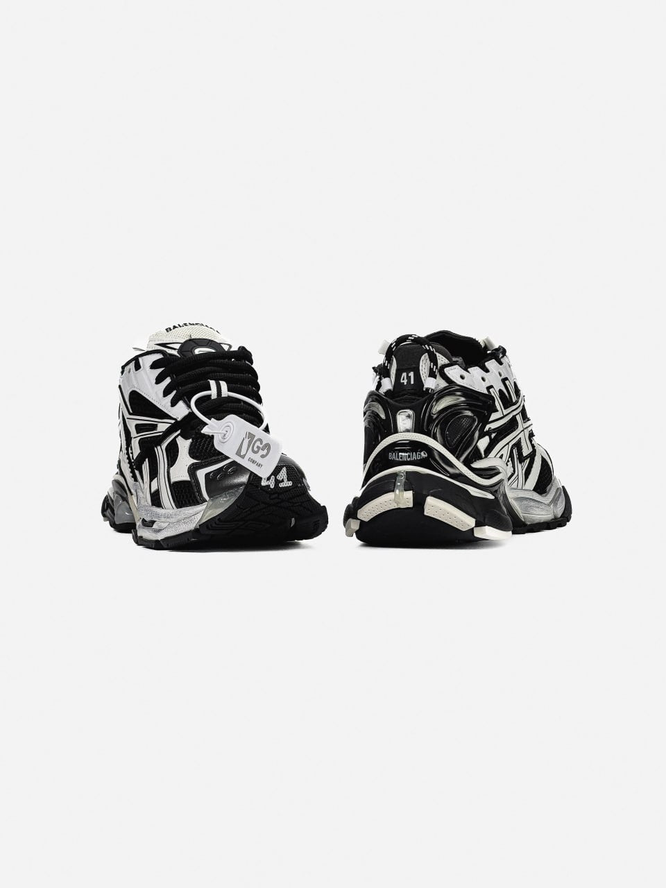 Balenciaga Runner Black White