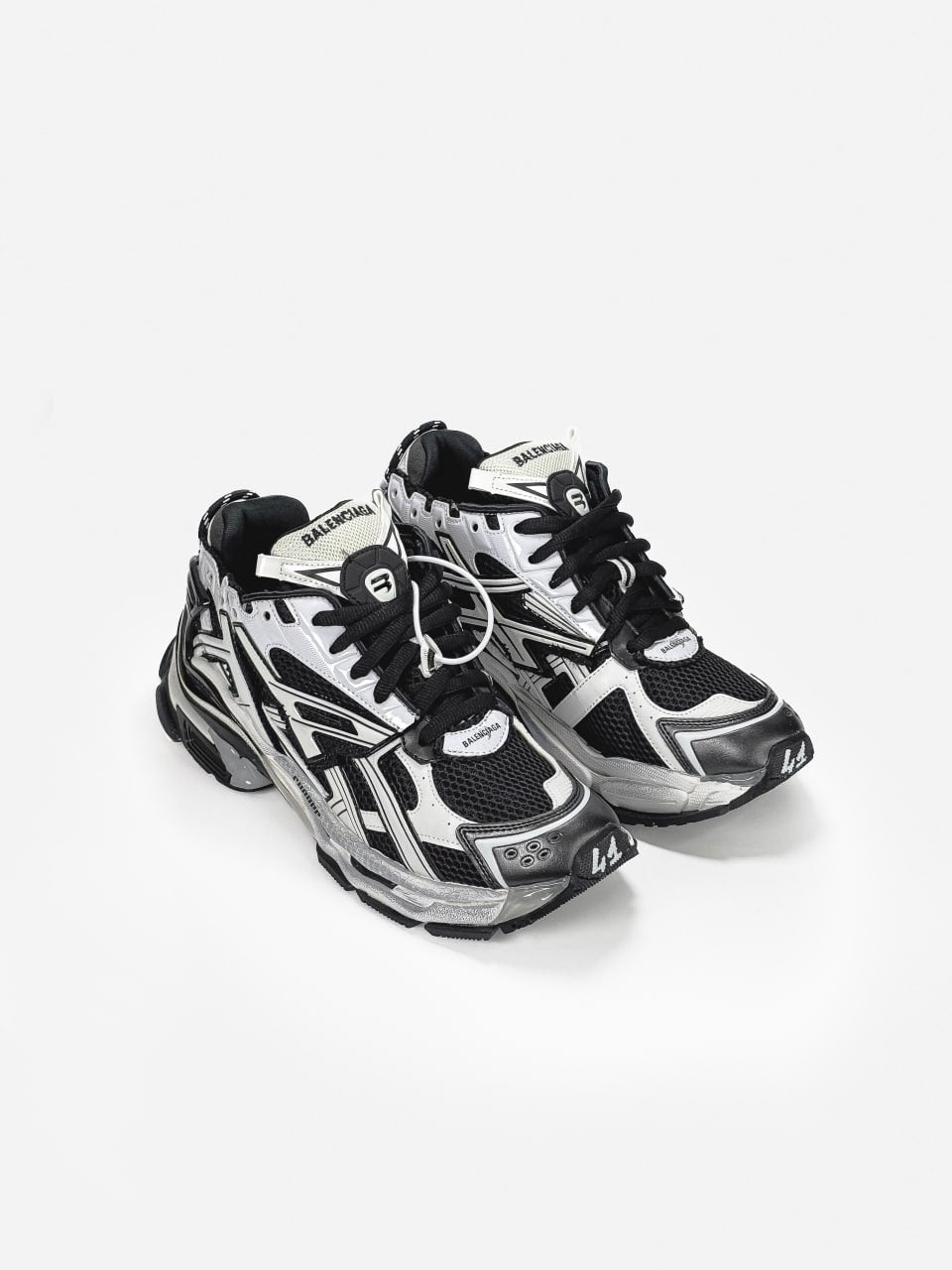 Balenciaga Runner Black White