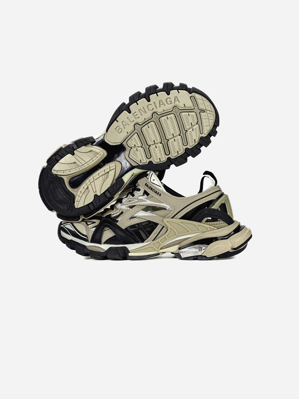 Balenciaga Track 2.0 Beige Black