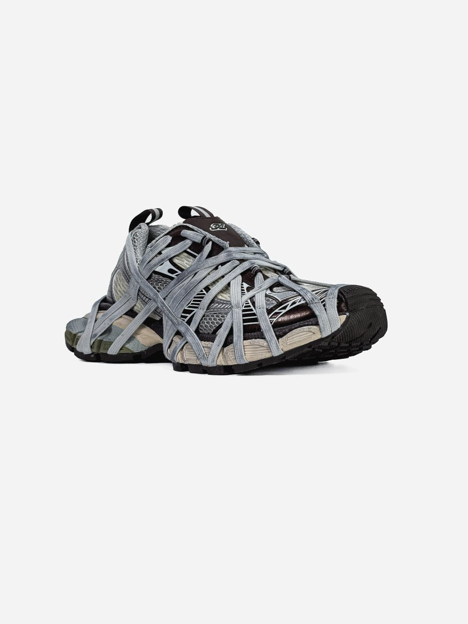 Balenciaga 3XL Extreme Lace Sneaker in Brown