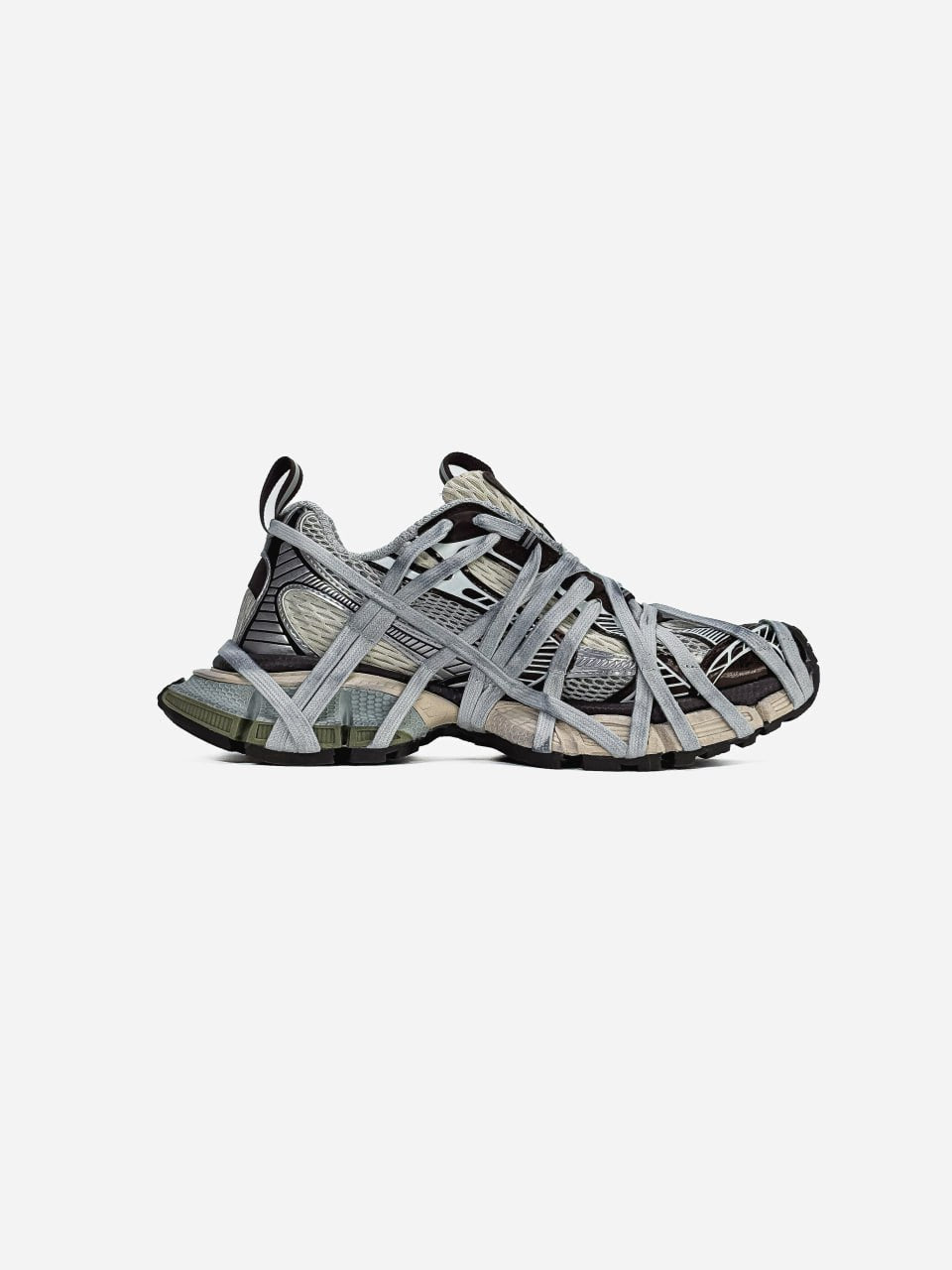 Balenciaga 3XL Extreme Lace Sneaker in Brown