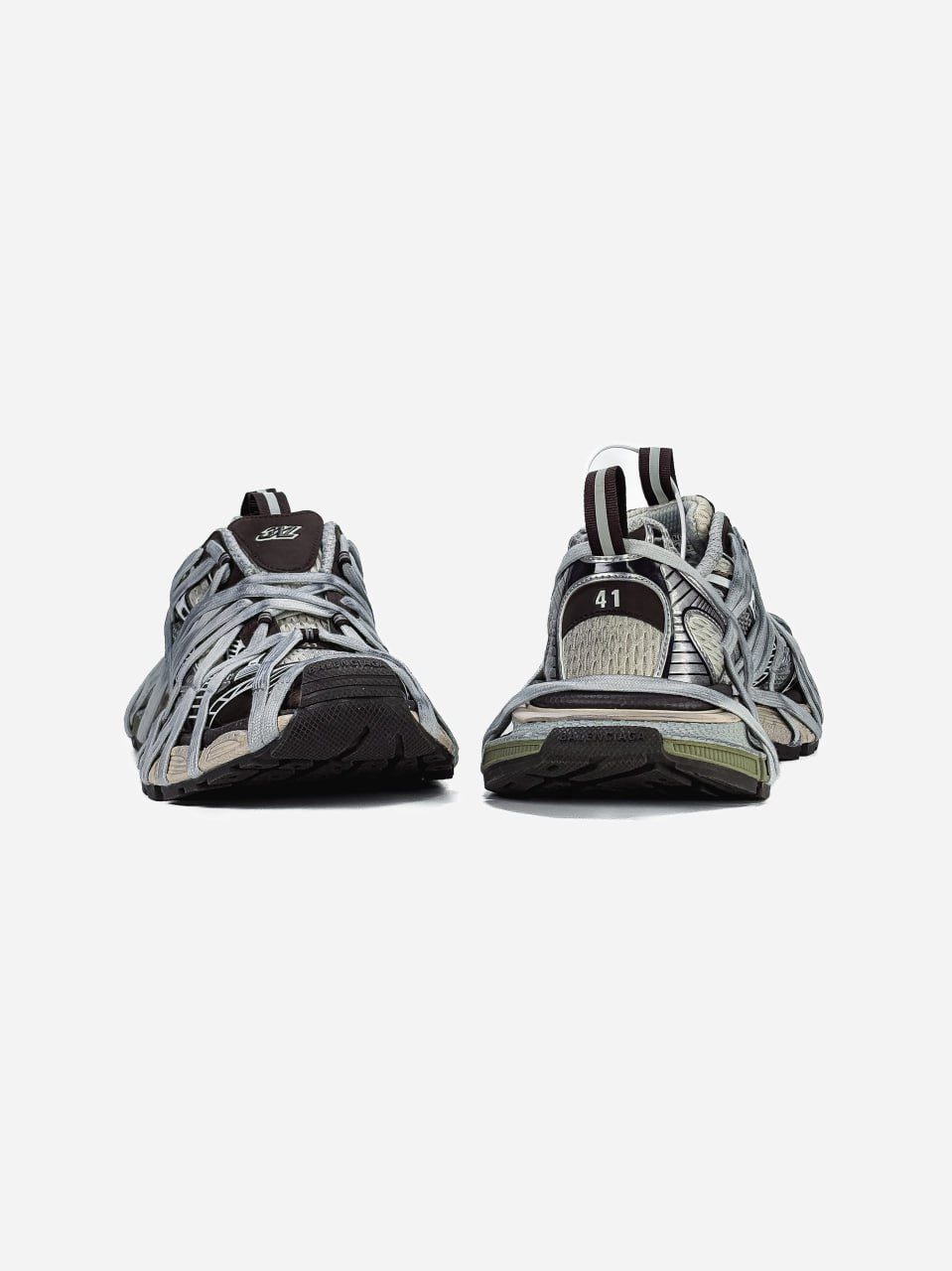 Balenciaga 3XL Extreme Lace Sneaker in Brown