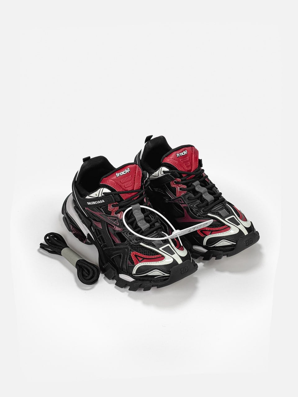 Balenciaga Track 2 Trainer Black Red